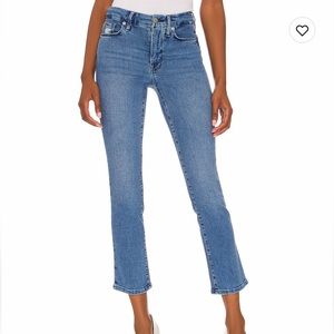 Good American straight leg jean size 25